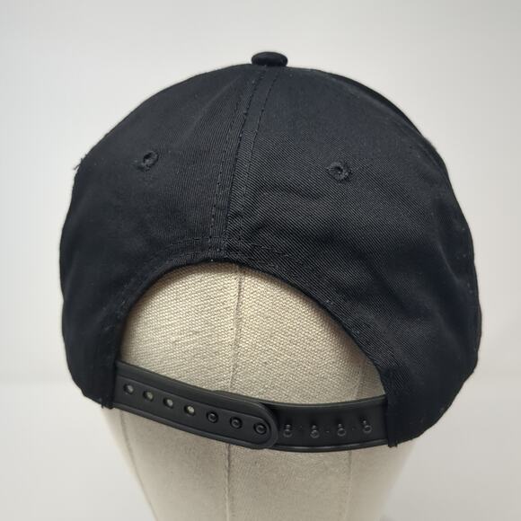 Bodybuilding Snapback Hat Black One Size Adjustable Embroidered Wicked Wear - Picture 6 of 10